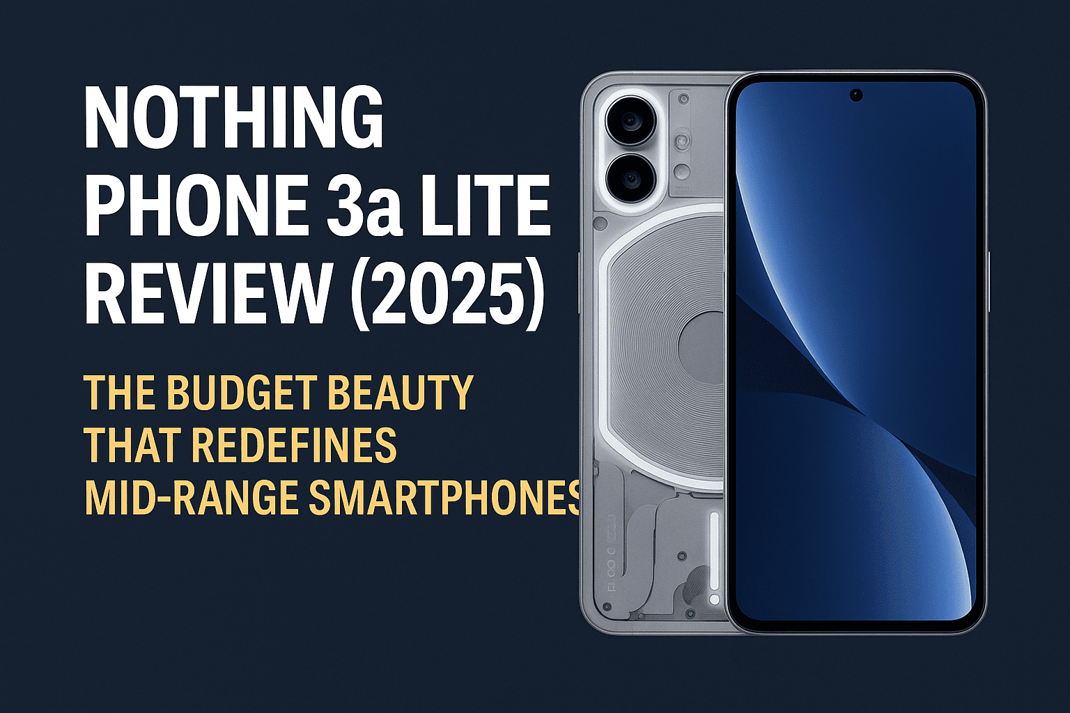 Nothing Phone 3a Lite