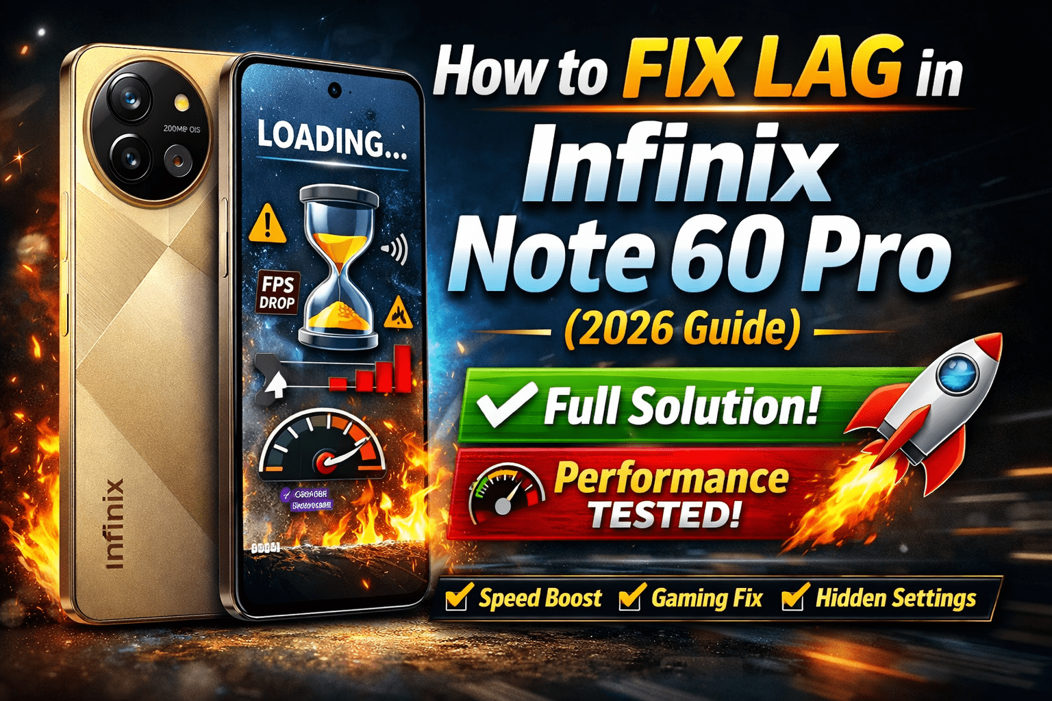 How to fix lag in Infinix Note 60 Pro (2026 guide)