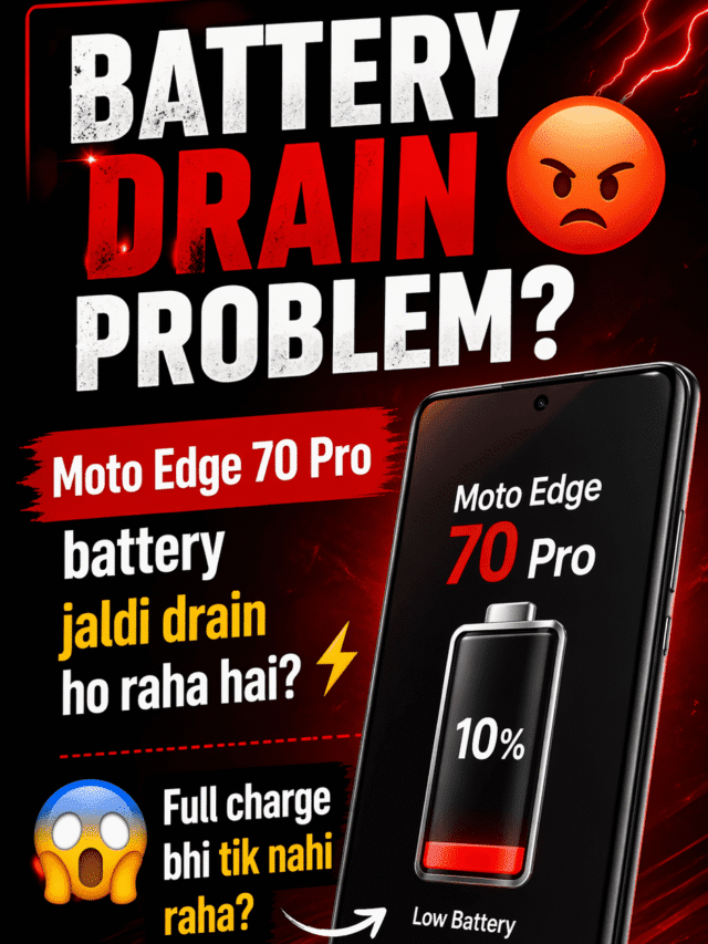 Moto Edge 70 Pro Battery Drain Fix 🔋 (2026 Guide)