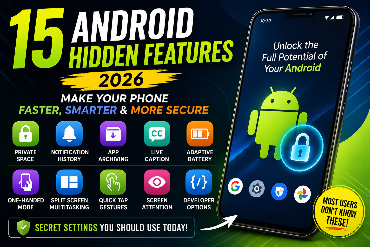 android hidden features 2026